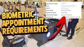 MUST DO BIOMETRIC APPOINTMENT GUIDE