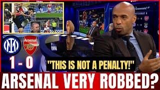 NOW! THIERRY HENRY EXPLODES! WAS ARSENAL ROBBED AGAIN AGAINST INTER MILAN? ARSENAL 0-1 INTER MILAN