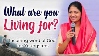 What are you living for? | Sis Blessie Wesly's English Live Worship | John Wesly Ministries