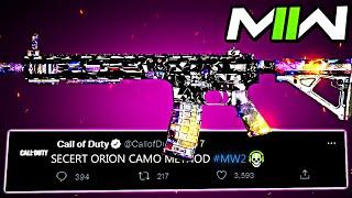 How To UNLOCK ORION in 3 DAYS! The Fastest way to UNLOCK ORION IN MW2! MW2 Weapon camo glitch