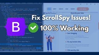 Fixing Bootstrap ScrollSpy Active Class Issue: Quick Solution Tutorial