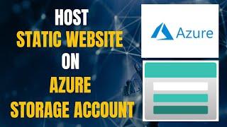 Step-by-step guide: Hosting a static website on Azure storage account