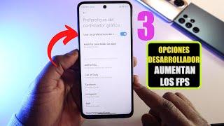 3 Opciones de desarrollador que aumentan los FPS en Android