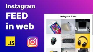 Instagram Basic Display API using vanilla JavaScript