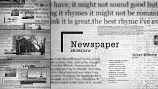 Newspaper Slideshow (After Effects template)