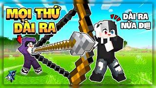 Minecraft Nhưng Mọi Thứ Đều Dài Ra !!! Siro Và Noob Ruby Bắn Rồng Chỉ Bằng 1 Mũi Tên