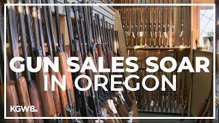 Oregon gun sales soar ahead of new tighter gun law