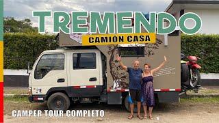  Camper Van Tour Completo: ¡Convirtieron un pequeño【 CAMIÓN EN CASA RODANTE 】100% en Colombia !