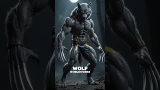 Animal Wolverines: Lion, Bear, Wolf, Eagle & Tiger as X-Men Heroes! #ai #marvel #animals #xmen