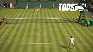 Top Spin 2K25 - Roger Federer Vs Carlos Alcaraz - HYPER TIE BREAK - Wimbledon (PS5)