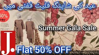 J. Junaid Jamshed Flat 50% OFF Summer Gala Sale 2024