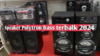 harga speaker aktif Polytron bass terbaik 2024