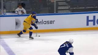 2020 WHL All Star Game: Liu Zhixin sets up Lebedeva for a goal