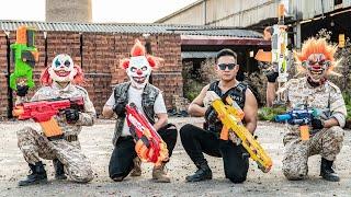 LTT Nerf Mod : 1 Hour Nerf War The Battle Is Not Over Of SEAL MARINES Nerf MEGA Gold