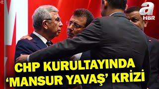 CHP'de Tüzük Kurultayında Mansur Yavaş Krizi! Yavaş'ın Bu Sözleri Üzerine Salon Buz Kesti...