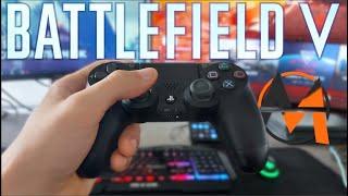 MAX RANK PLAYER With CONTROLLER CAM on Battlefield 5... (Button Layout + Highlights)