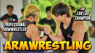 Armwrestling Session with Luther Eisaman