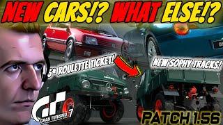  3 NEW Cars... More Sophy TRACKS... and a GOOD Engine Swap... Patch 1.56! || Gran Turismo 7