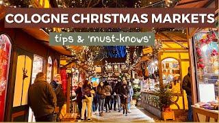 COLOGNE CHRISTMAS MARKETS | 2 day itinerary + tips 