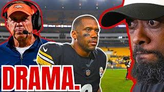 Russell Wilson Causing DRAMA at QB for Steelers' Mike Tomlin & Broncos' Sean Payton! NFL