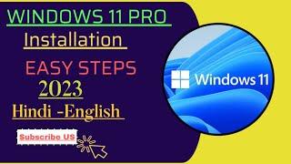 Windows 11 installation / 2023 में Windows 11 instal कैसे करें। #part2