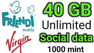 friendi 40 GB internet offer unlimited social internet