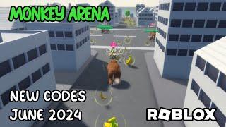 Roblox Monkey Arena New Codes June 2024