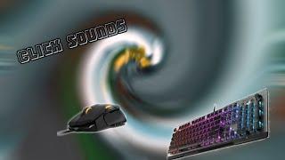 Mouse and Keyboard sounds  Clicksounds GommeHD.net Minecraft Roccat KoneAimo (Abuse Butterfly) Uncut