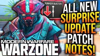 WARZONE: New SURPRISE UPDATE PATCH NOTES Are INCREDIBLY DISAPPOINTING…