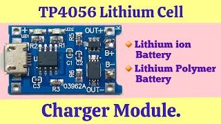 TP4056 Lithium Cell Charger Module | @thimatech