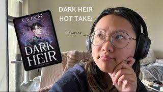 I finally read dark heir by cs pacat