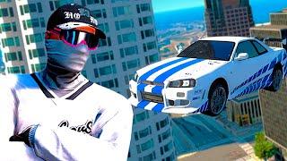 FIZ AS MELHORES FUGAS NO GTA RP COM SKYLINE MODIFICADO