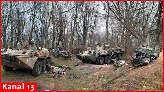 Russian armored vehicles are rapidly being destroyed by Ukraine's US-made M-2s