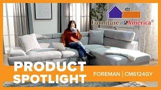 Furniture of America | Product Spotlight: Foreman (CM6124GY)