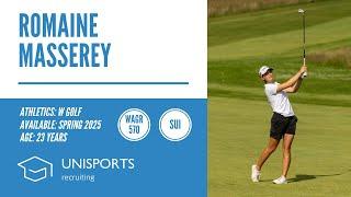 Romaine Masserey - College Golf Recruiting Spring 2025