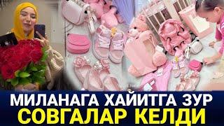 МИЛАНА ХАЙИТ СОВГАЛАРНИ ОЛИШНИ БОШЛАДИ ШАХЗОДА ХОНАДОНИДА МЕХМОНЛАР