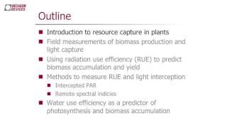 01h   Dr  Colin S  Campbell  Quantification of Resource Capture Efficiency