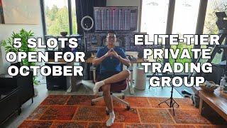 Elite-Tier Private Trading Group - 5 Slots Opened for October