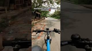 cycle ride through empty roads on a lazy sunny afternoon #song #bicycleriding #cycleriding #cycling