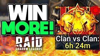 Get the MOST out of Clan vs Clan in Raid Shadow Legends