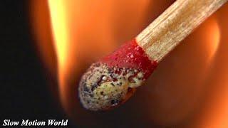 Burning Match - Slow Motion World