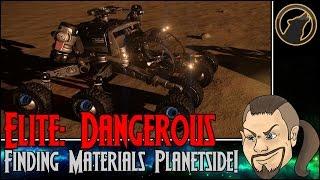 Elite: Dangerous Horizons - Finding Materials Planetside! [Tutorial]