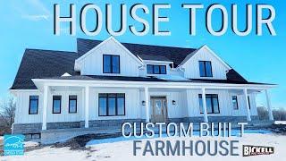 Inside a Custom Built Farmhouse in the Rural Countryside of Southern Ontario - #BICKELLBUILT Tours