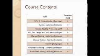 Network Protocols (L2/L3) Testing and Test Automation Course - Introduction.