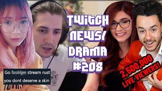 xQc Quits Rust, LilPichu Gets Harassment Over Drops, YourPrincess - Twitch Drama/News #208