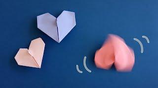 Оригами сердечко: игрушка антистресс и подарок на День Святого Валентина  Origami Heart Toy