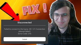 How To Fix Roblox Error Code 279