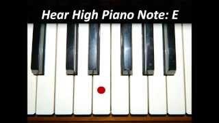 Hear Piano Note - High E