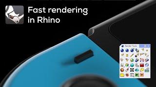 How to render 3d model in rhino 7