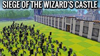 Epic Siege of the Wizard's Castle in MINECRAFT